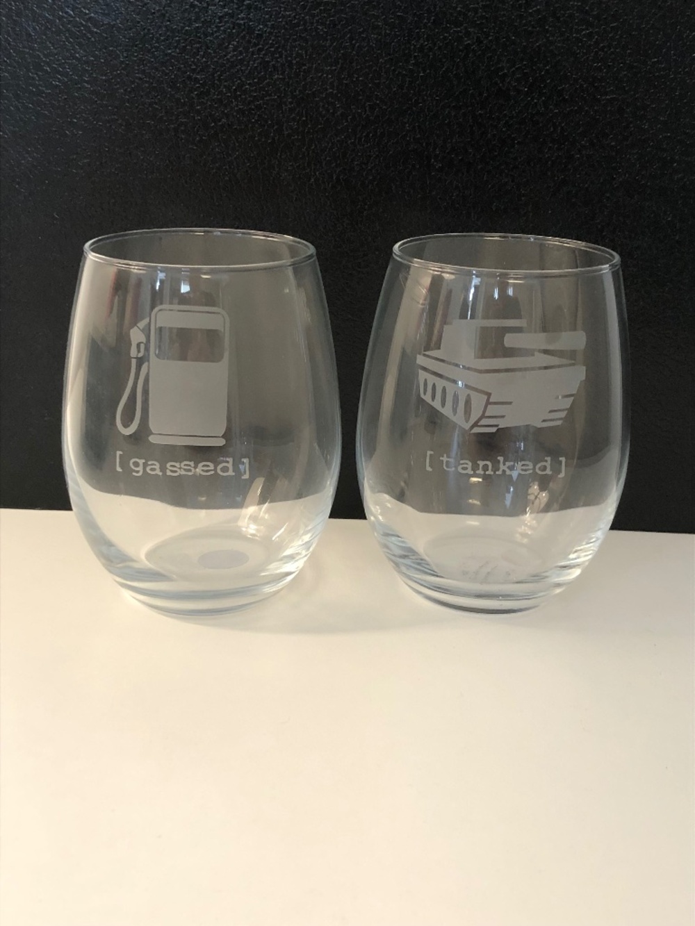 Susquehanna Glass 21oz Stemless Wine Glasses, Set of 2